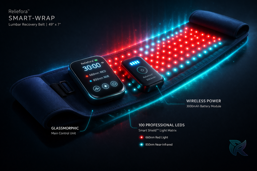 Reliefora™ Smart-Wrap Lumbar Recovery Belt