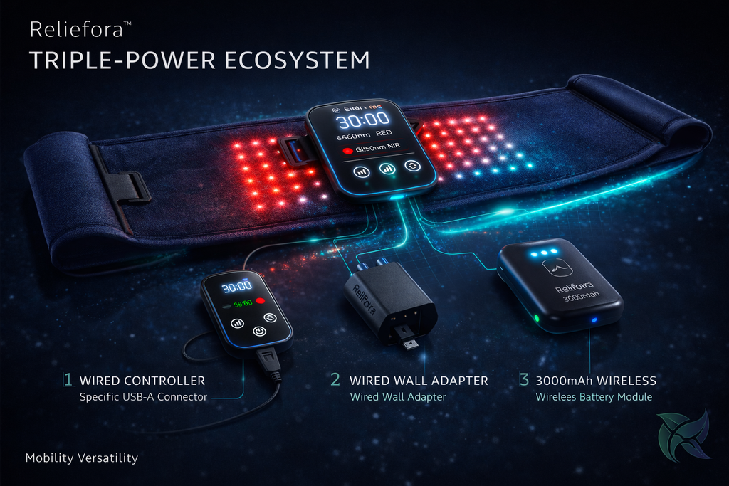 Reliefora™ Smart-Wrap Lumbar Recovery Belt