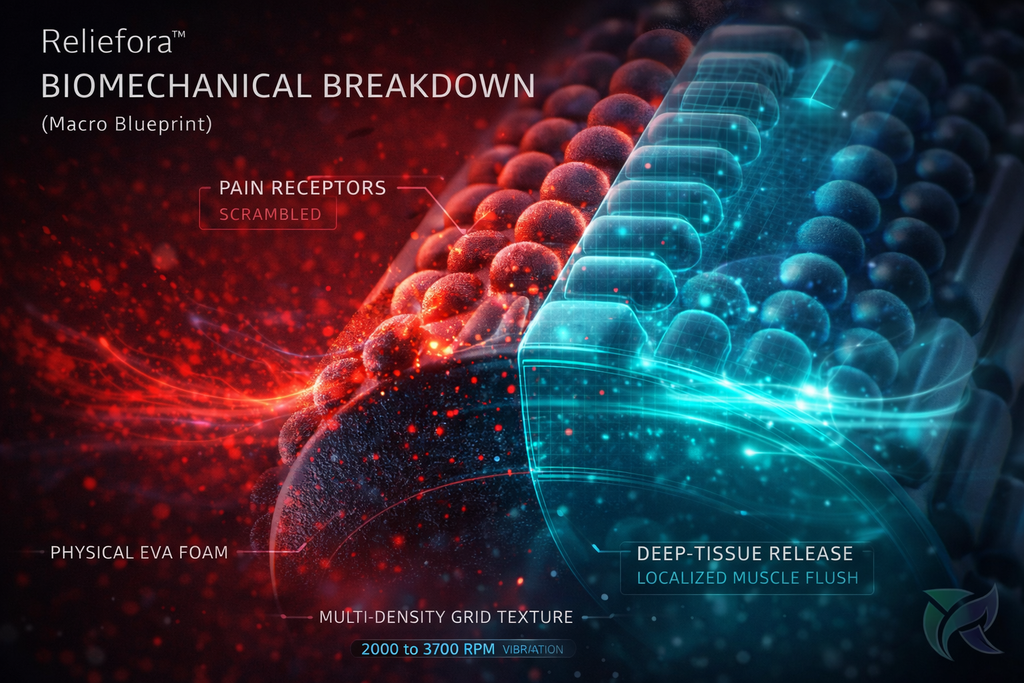 Reliefora™ Vibe-Grip Myofascial Roller