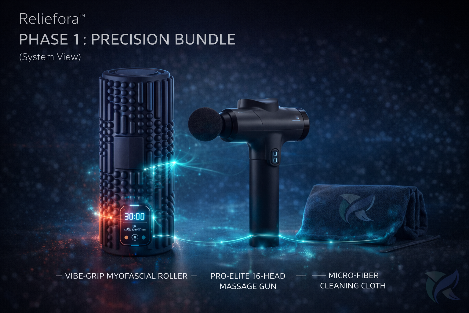 Reliefora™ Vibe-Grip Myofascial Roller